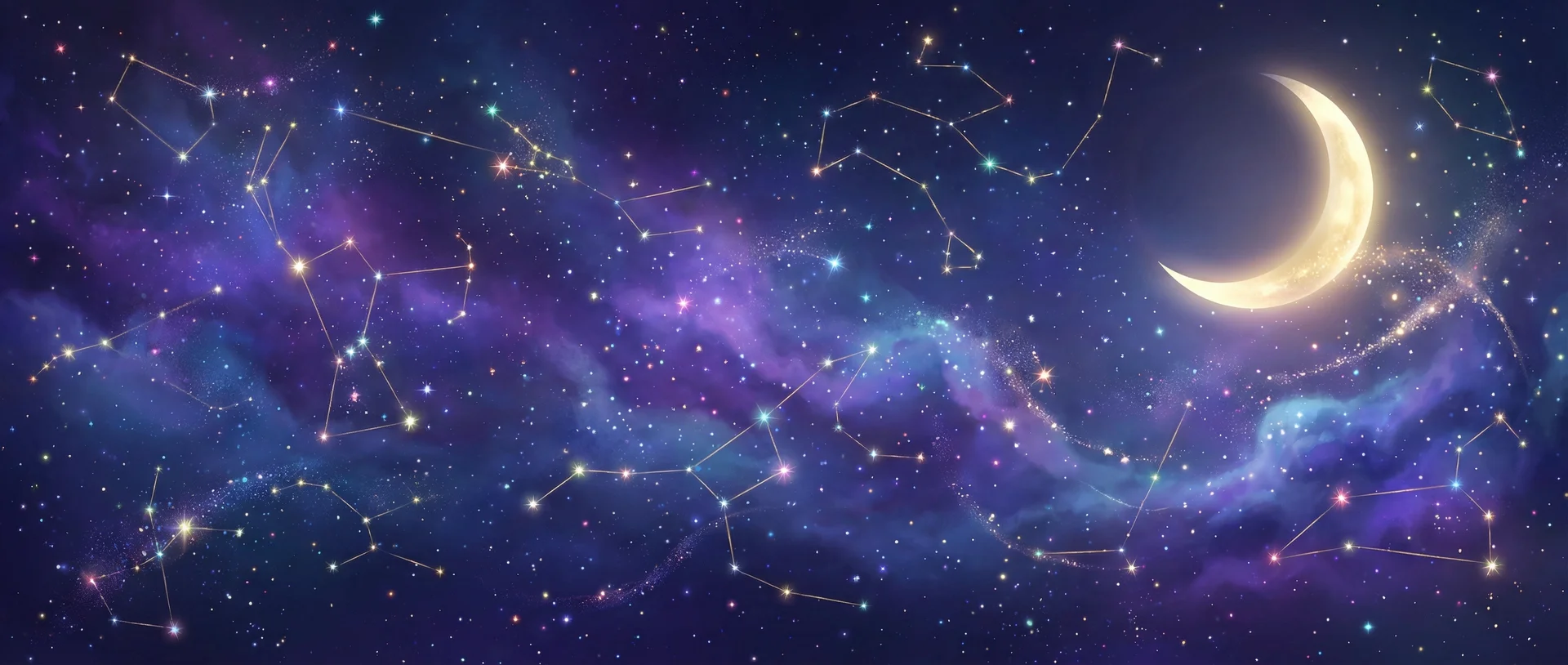 星空背景 - 界龙集团 | 每日星座运势与塔罗占卜